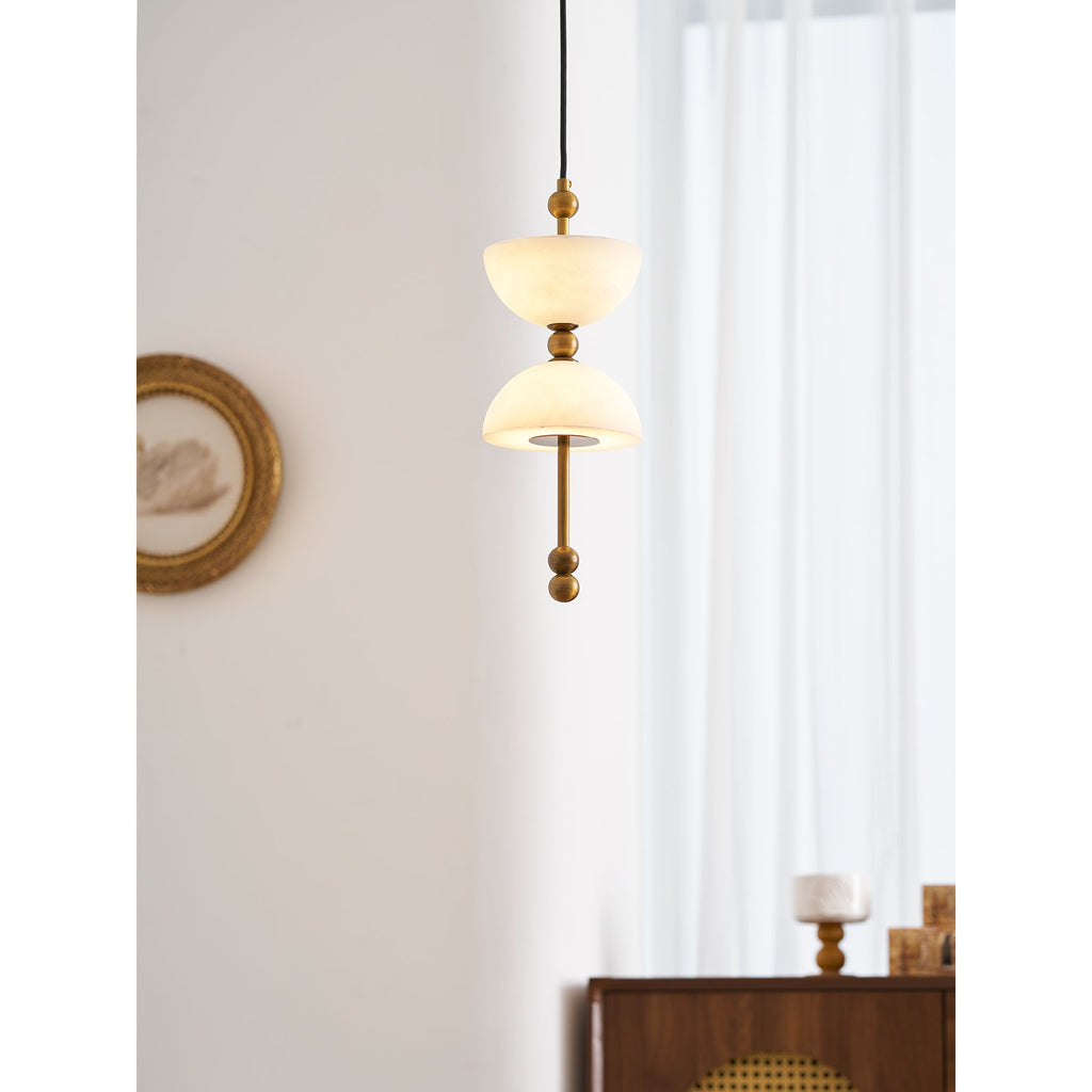 Lyra Alabaster Pendant Light