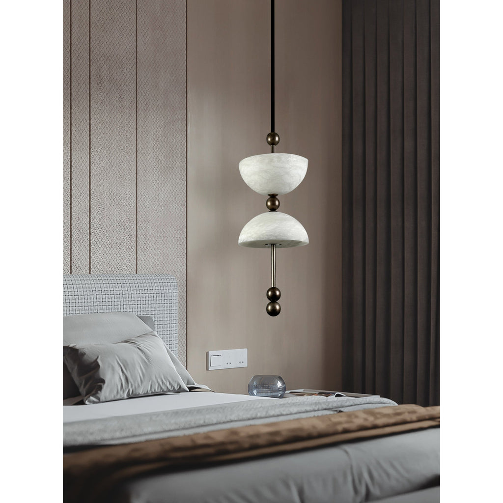 Lyra Alabaster Pendant Light