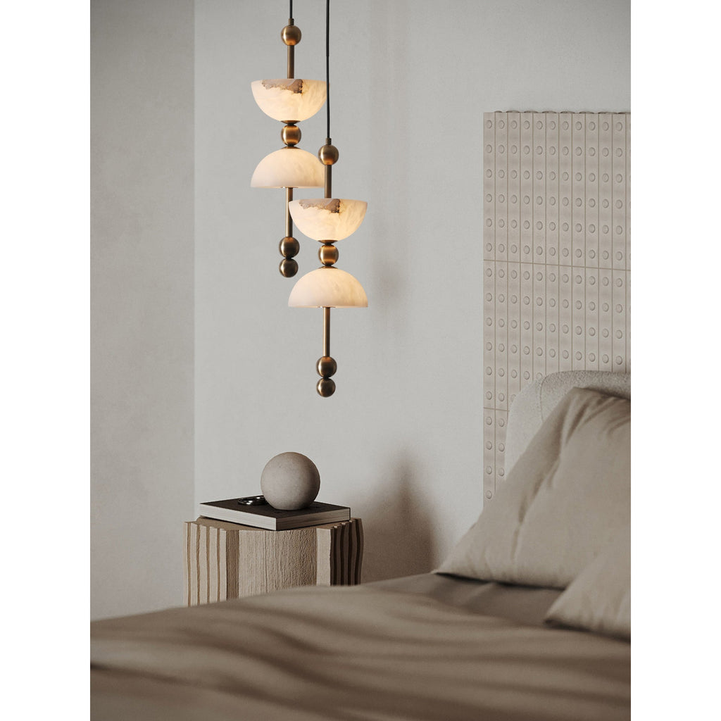 Lyra Alabaster Pendant Light