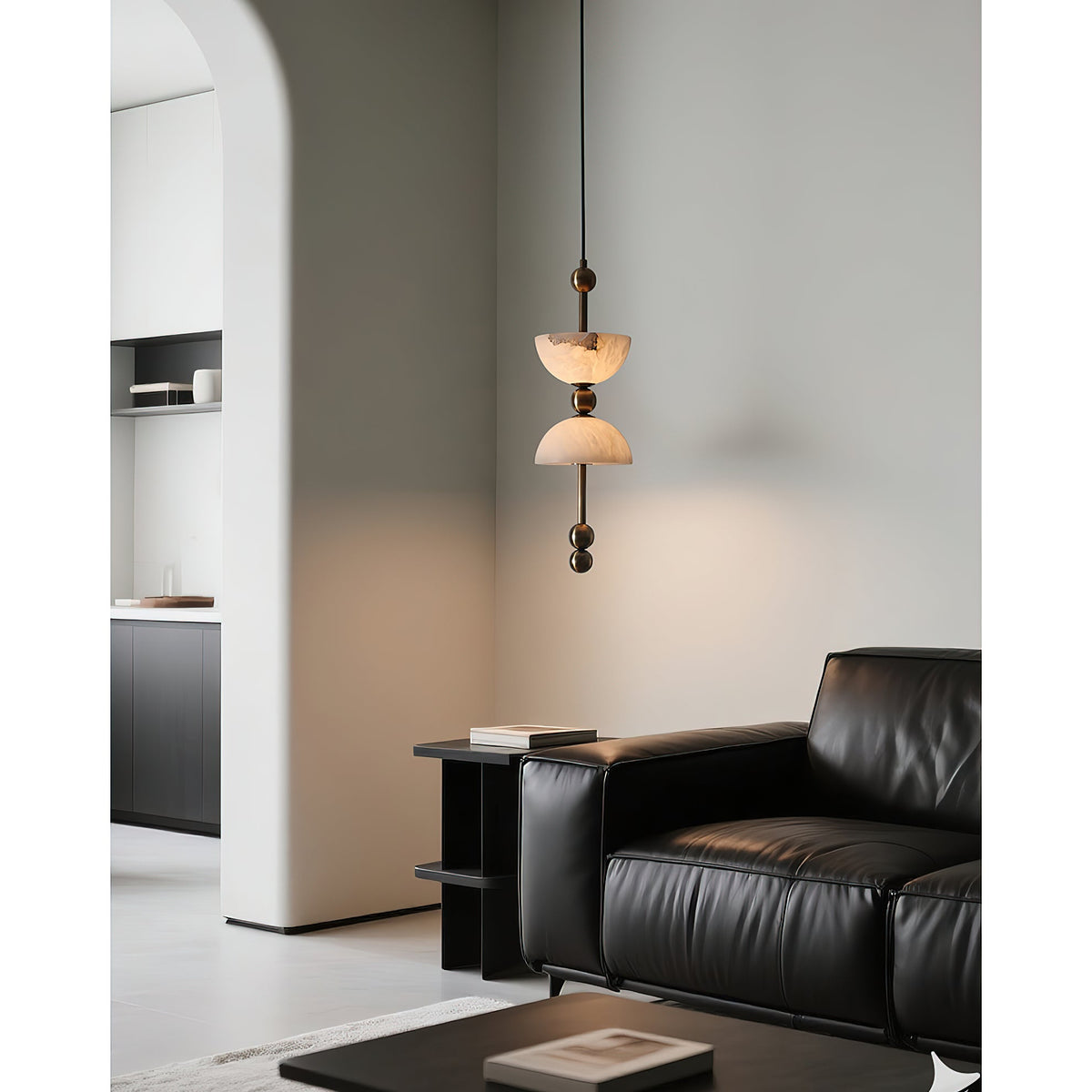 Lyra Alabaster Pendant Light