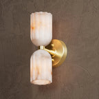 Lysander Alabaster Art Deco Wall Sconce