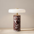 Marble Glass Portable Table Lamp