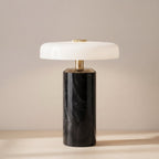 Marble Glass Portable Table Lamp