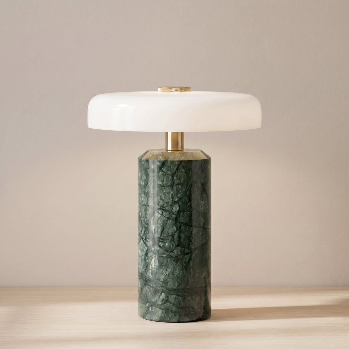 Marble Glass Portable Table Lamp