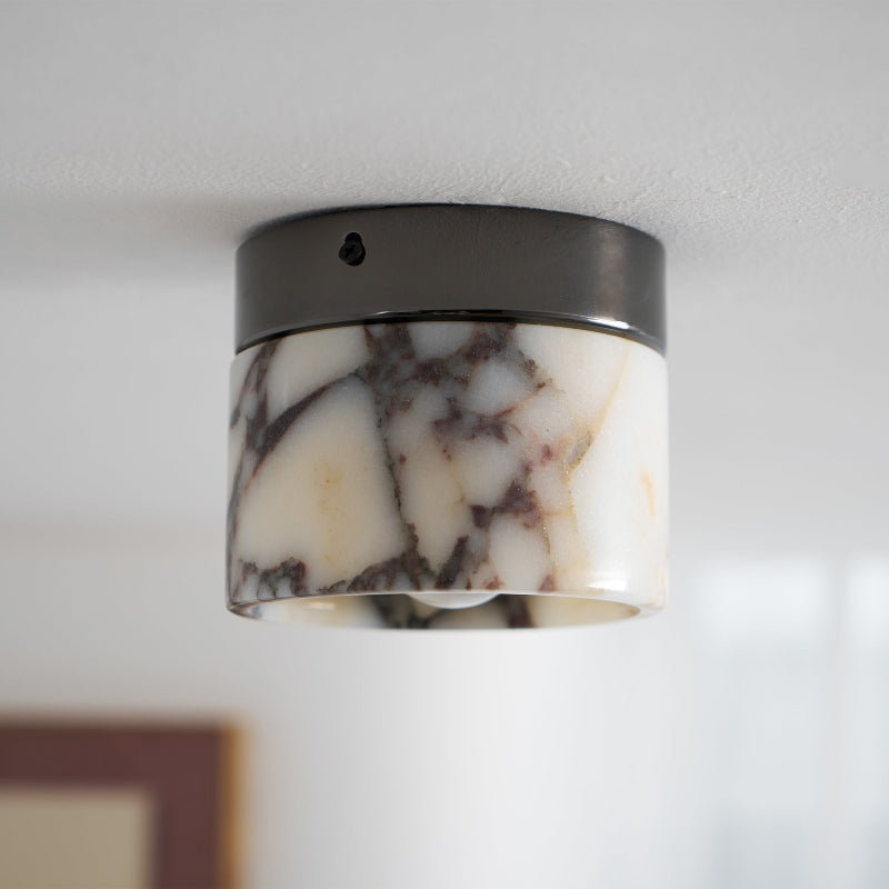 Round Marble Ceiling Light