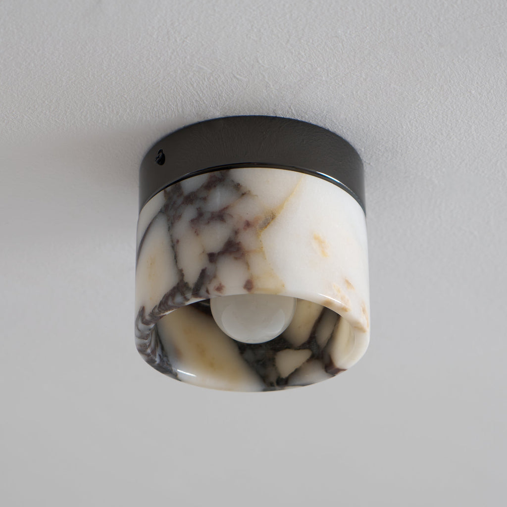 Round Marble Ceiling Light