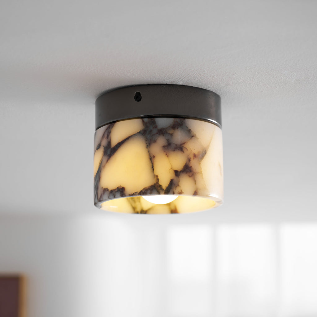 Round Marble Ceiling Light