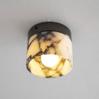 Round Marble Ceiling Light