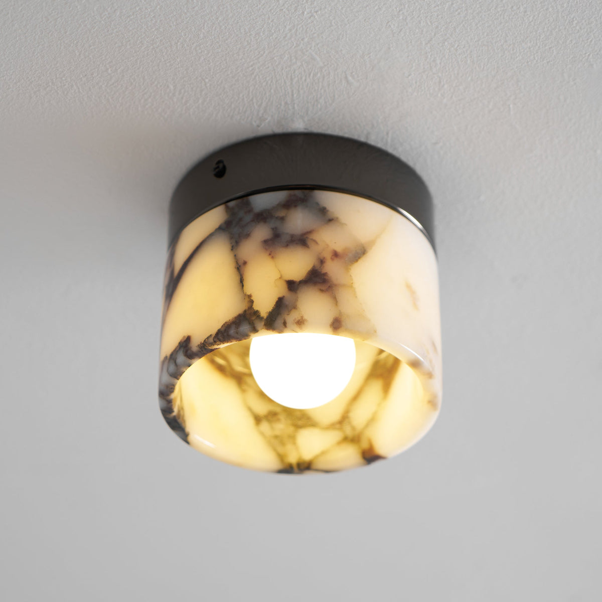 Round Marble Ceiling Light