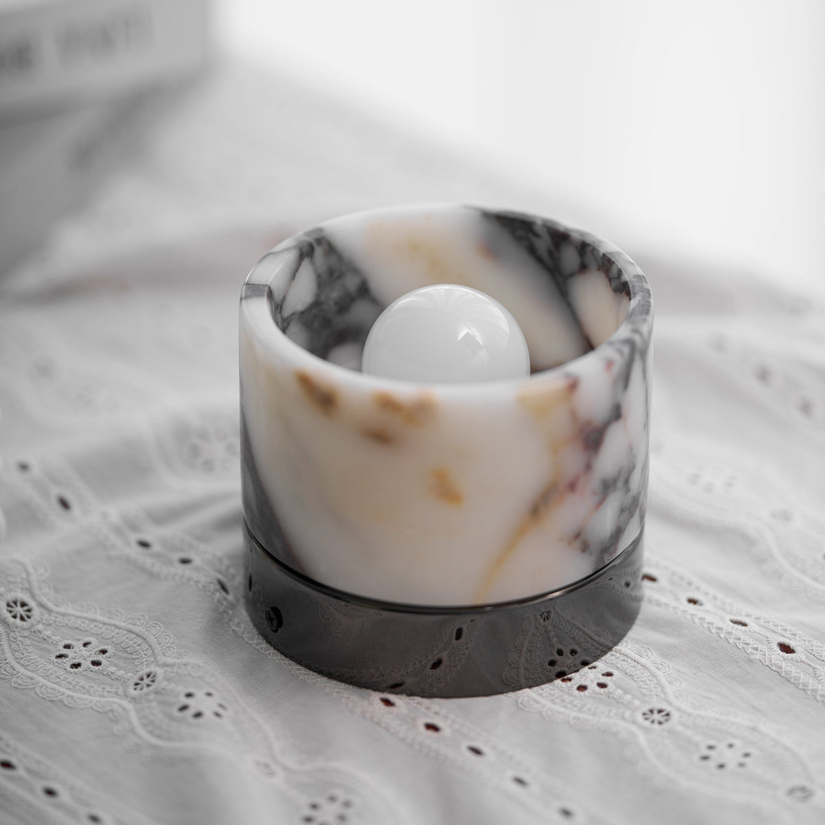 Round Marble Ceiling Light