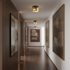 Round Marble Ceiling Light