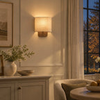 Maris Linen Shade Wall Sconce