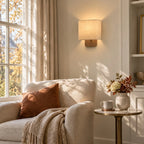 Maris Linen Shade Wall Sconce