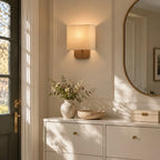 Maris Linen Shade Wall Sconce