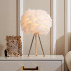 Feather Table Lamp – Dimmable LED Light