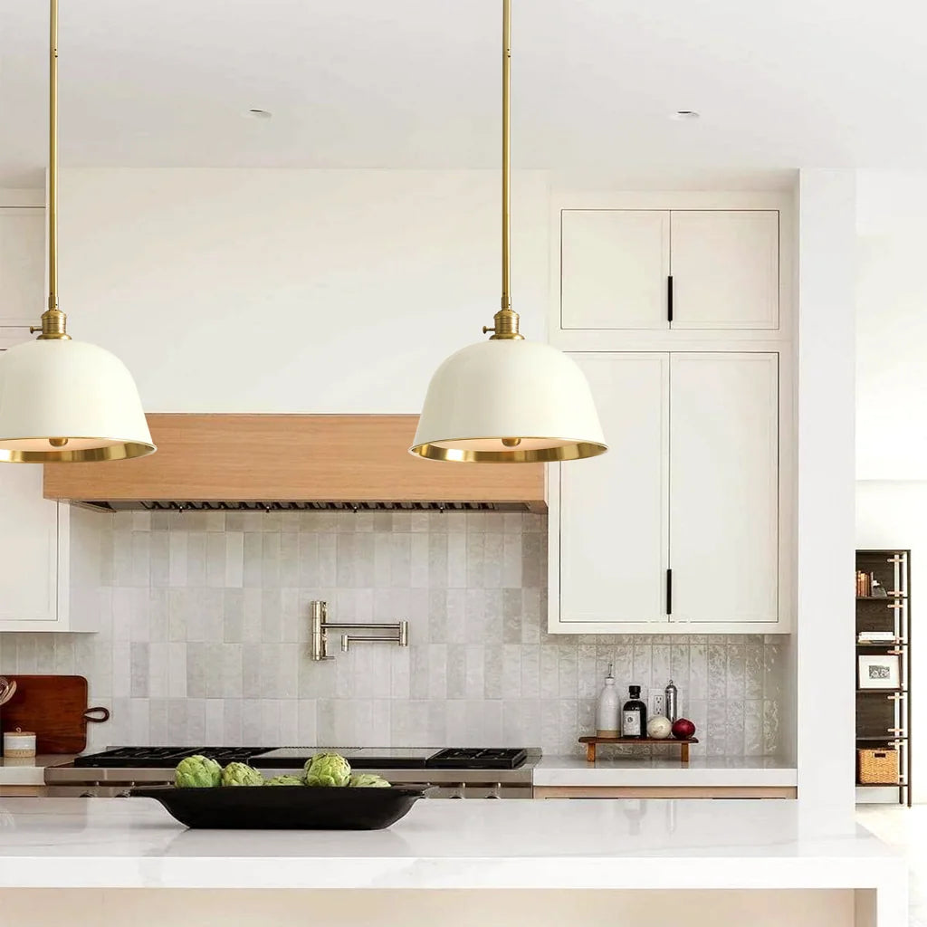 Bell-Shaped Industrial Pendant Light