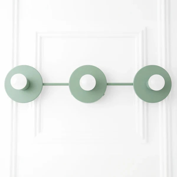 Spherical 3-Light Vanity Wall Fixture