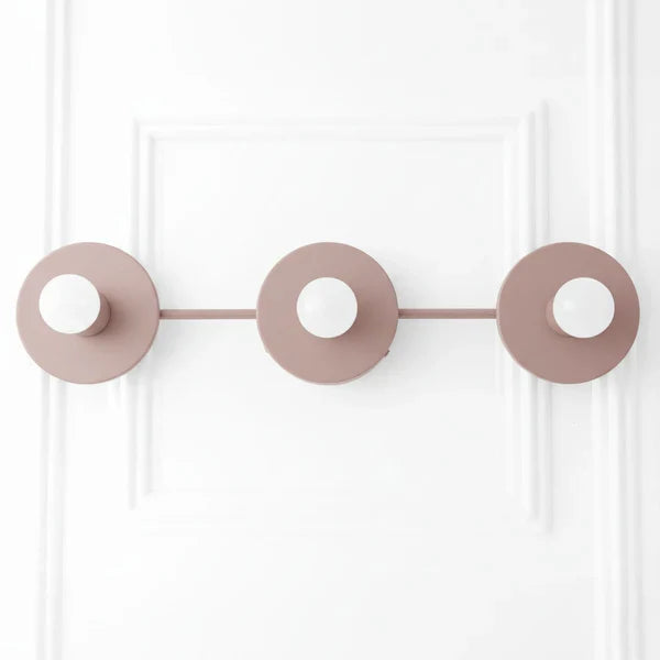 Spherical 3-Light Vanity Wall Fixture