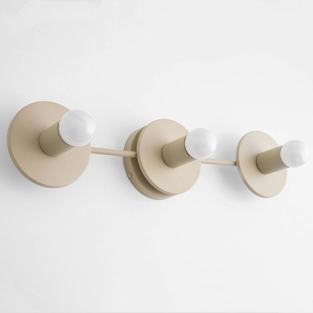 Spherical 3-Light Vanity Wall Fixture