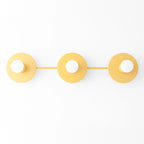 Spherical 3-Light Vanity Wall Fixture