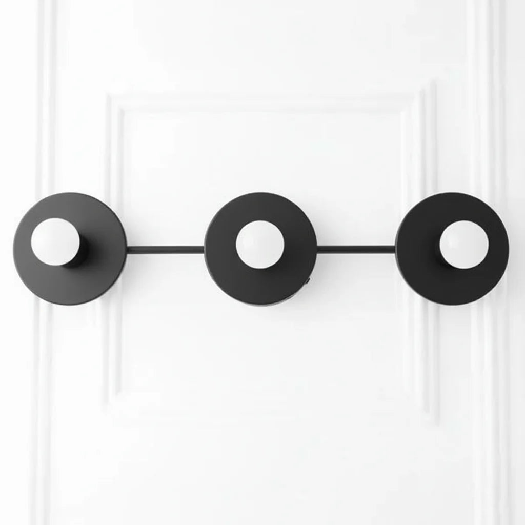 Spherical 3-Light Vanity Wall Fixture