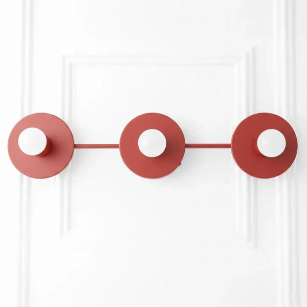 Spherical 3-Light Vanity Wall Fixture