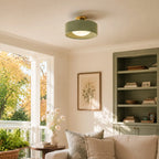 Modern Porcelain Semi-Flush Ceiling Light