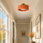 Modern Porcelain Semi-Flush Ceiling Light
