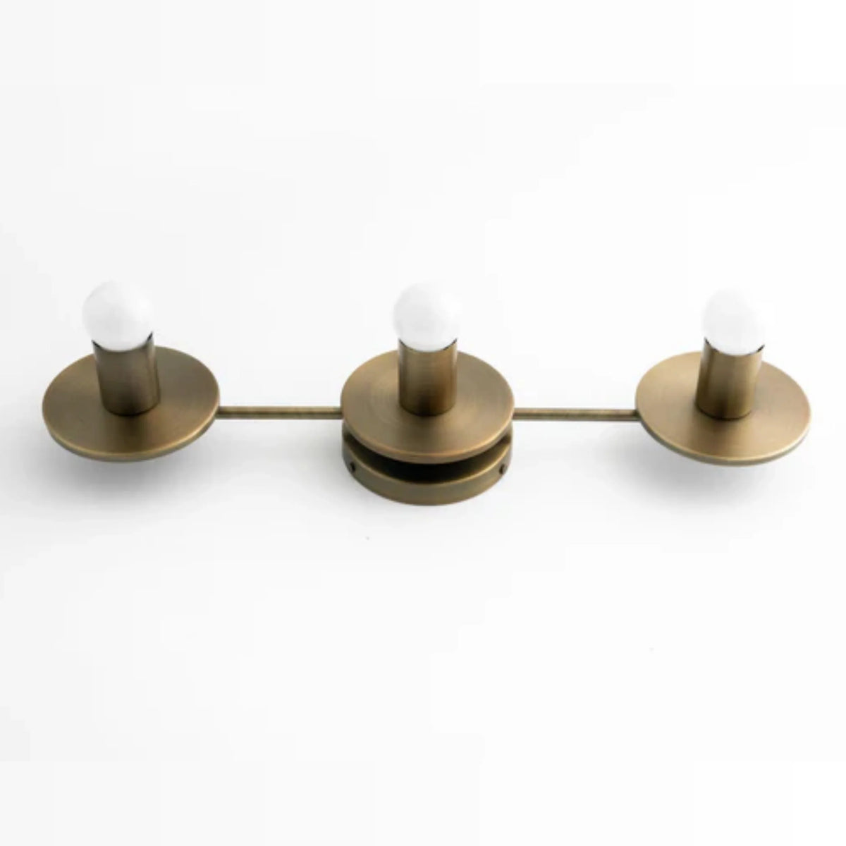 Spherical 3-Light Vanity Wall Fixture