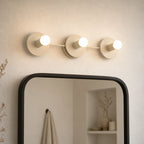 Spherical 3-Light Vanity Wall Fixture