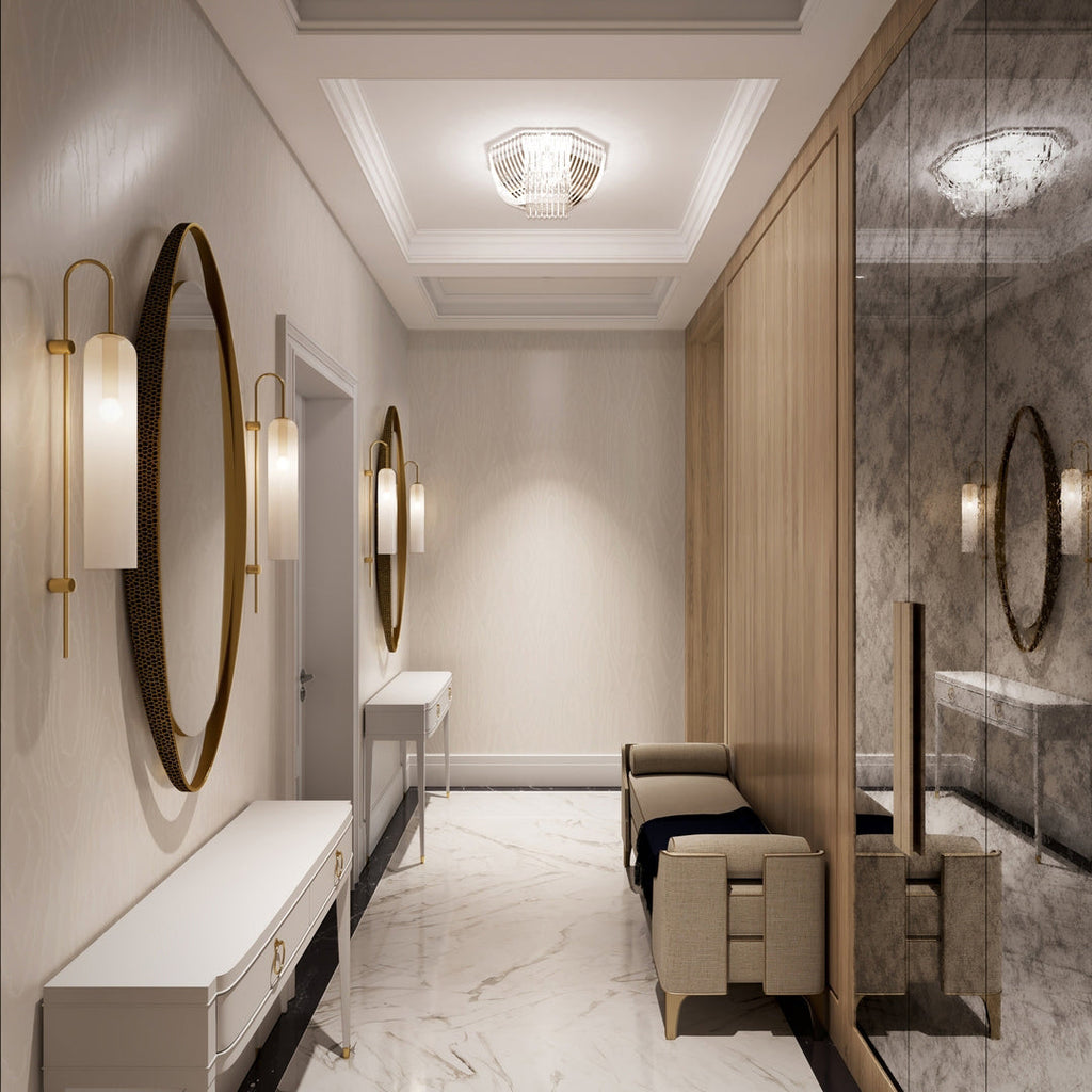 Modern Glass Wall Light