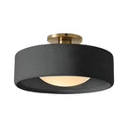 Modern Porcelain Semi-Flush Ceiling Light