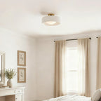 Modern Porcelain Semi-Flush Ceiling Light