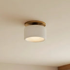 Modern Porcelain Semi-Flush Ceiling Light