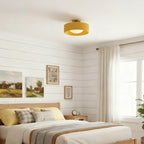 Modern Porcelain Semi-Flush Ceiling Light