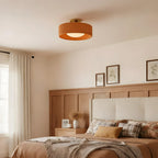 Modern Porcelain Semi-Flush Ceiling Light
