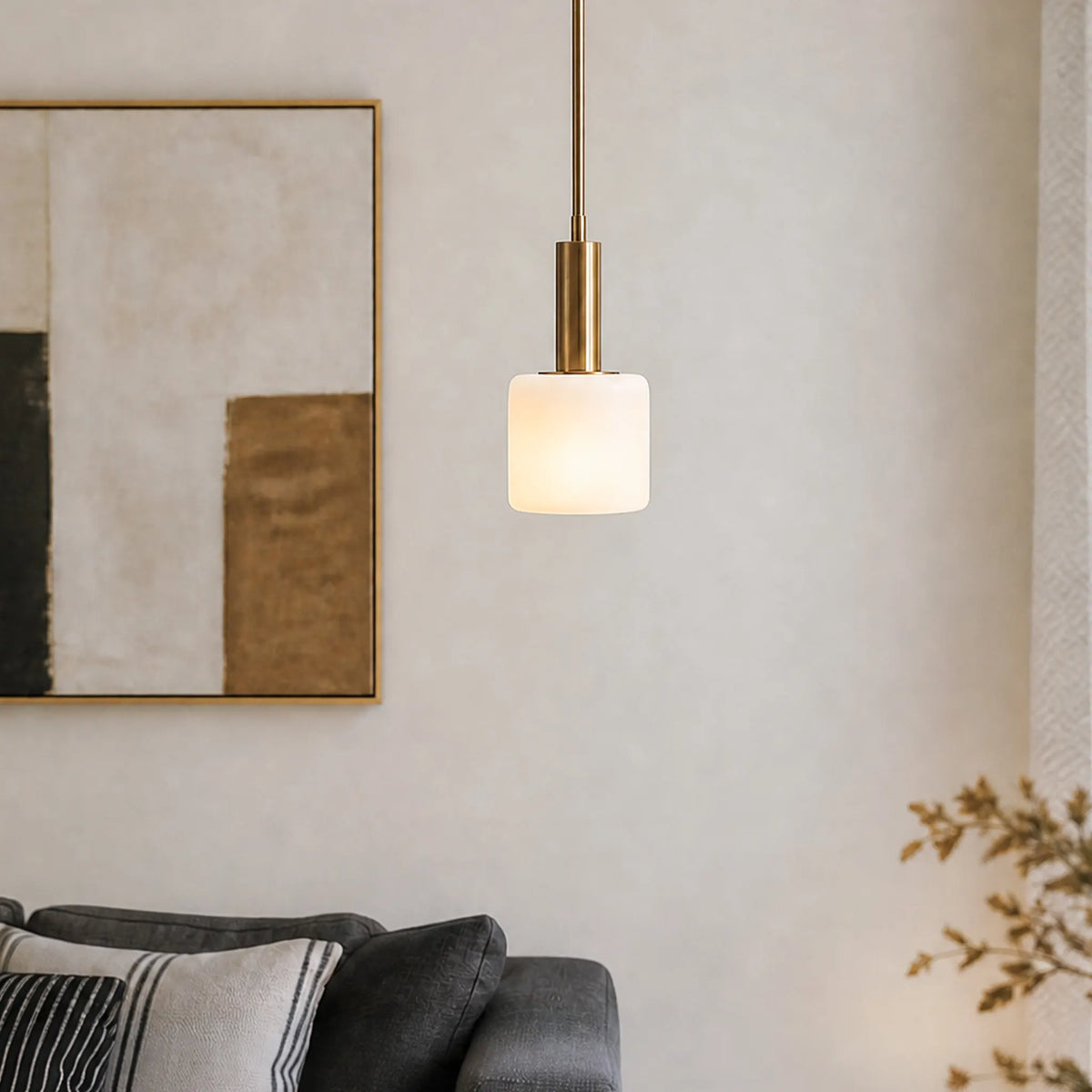 Modern Porcelain Pendant Light