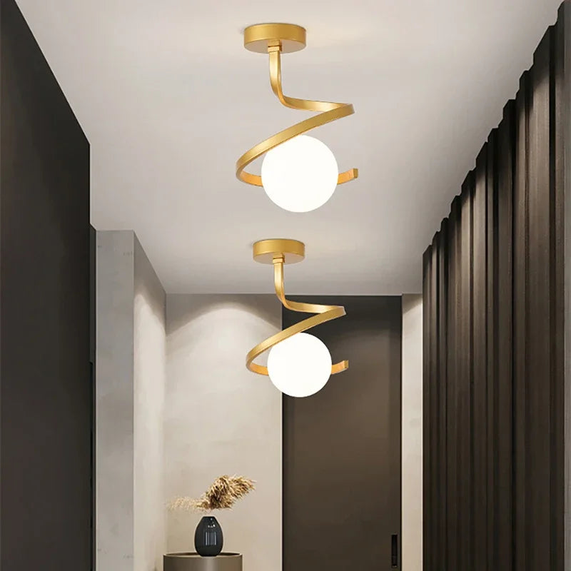 Modern Glass Ceiling Light