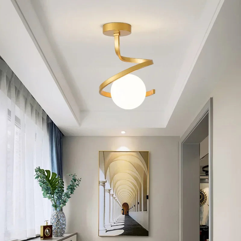 Modern Glass Ceiling Light