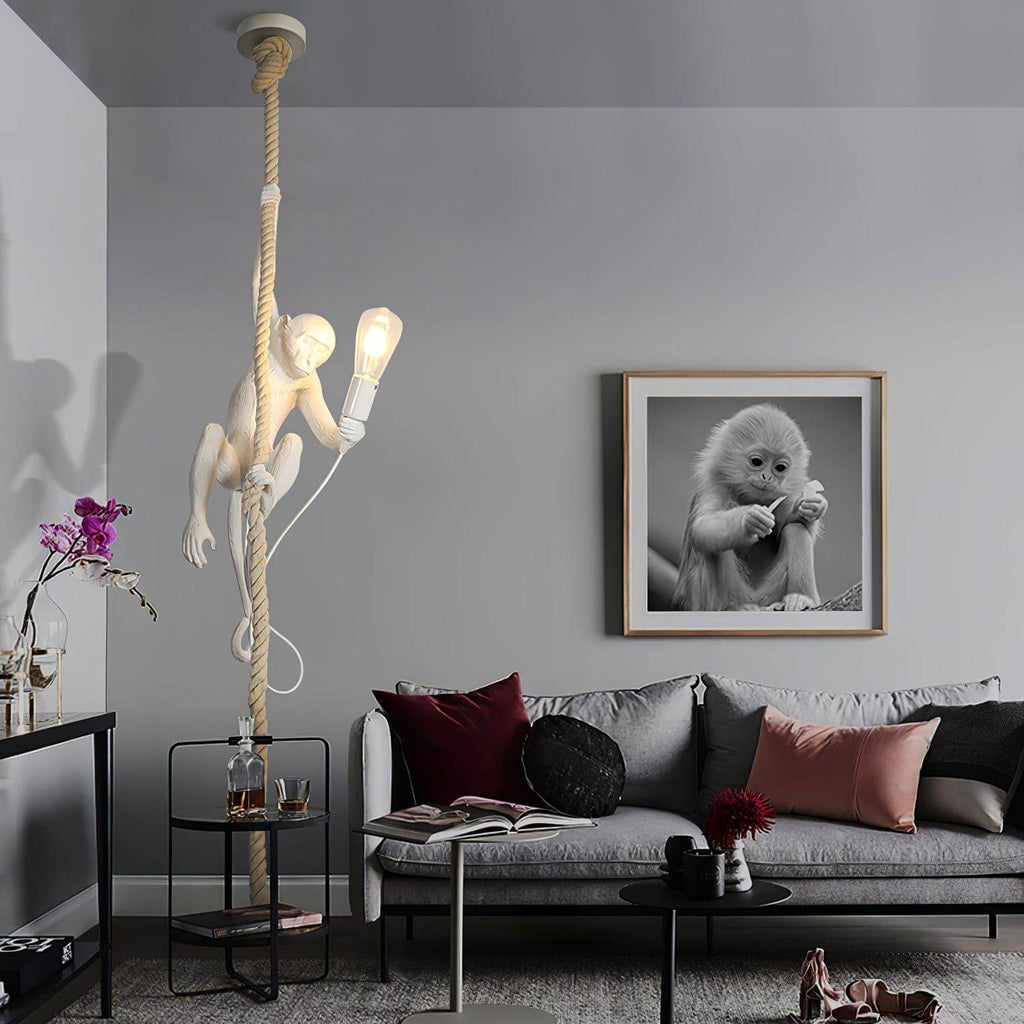 Monkey Pendant Light
