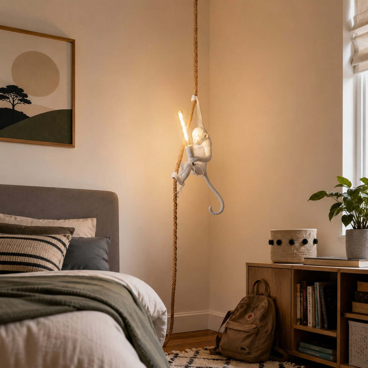 Monkey Pendant Light