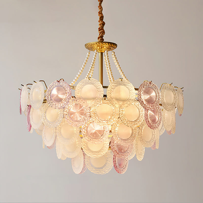 Mortimer Glass Chandelier