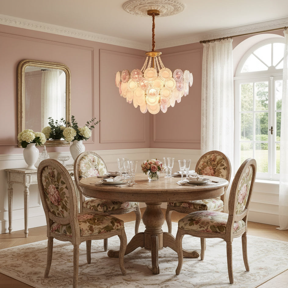Mortimer Glass Chandelier