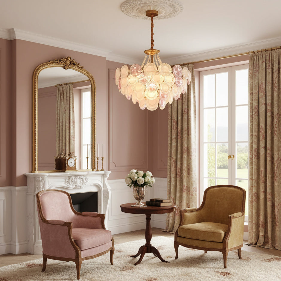 Mortimer Glass Chandelier