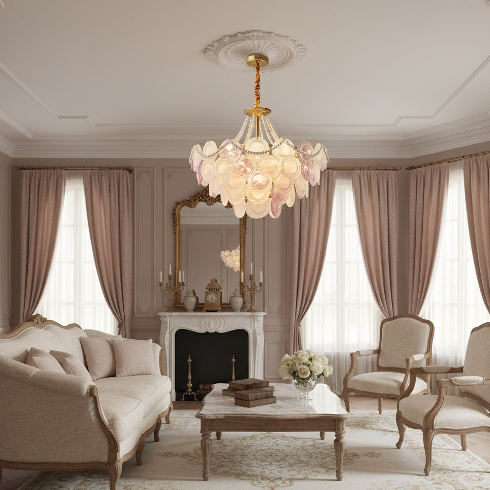 Mortimer Glass Chandelier