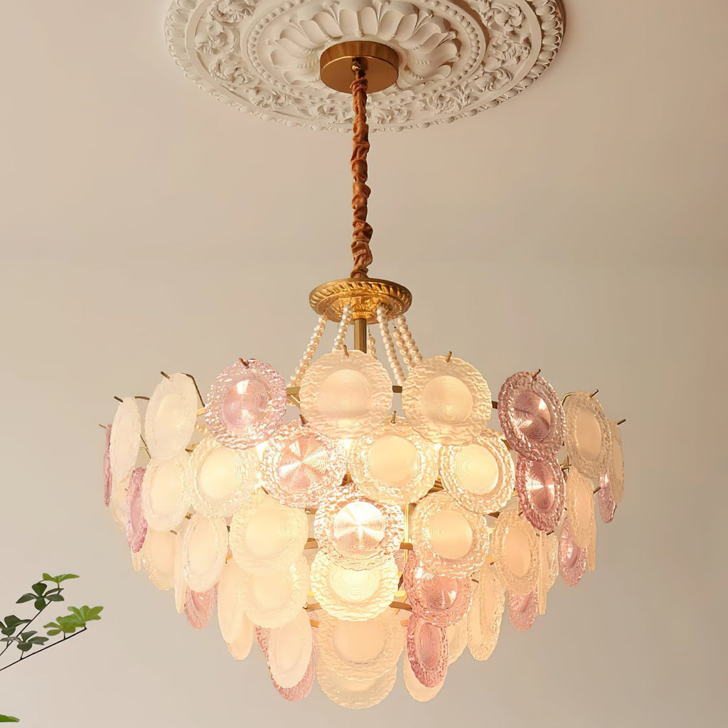 Mortimer Glass Chandelier