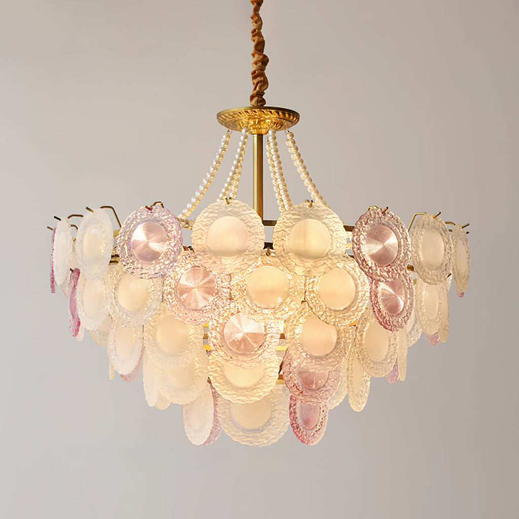 Mortimer Glass Chandelier