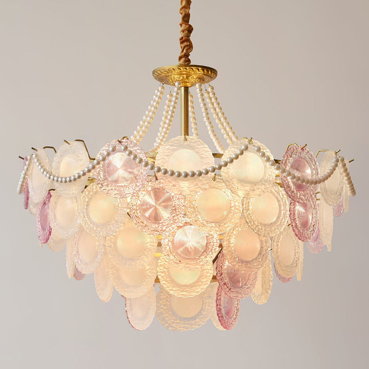 Mortimer Glass Chandelier