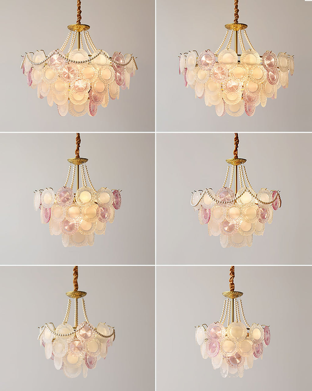 Mortimer Glass Chandelier