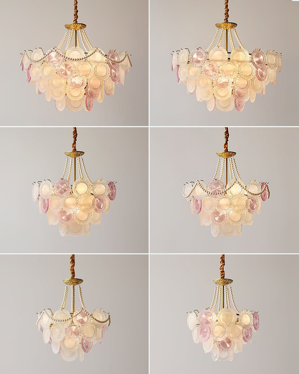 Mortimer Glass Chandelier